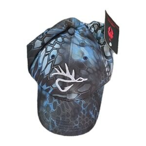 Kryptek Licensed Blue/Gray Camo Richardson Model 874 Adjustable Baseball Cap NWT